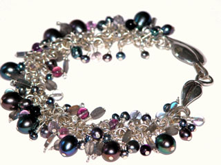 Link to Matching Sterling Silver and Pearl Bracelet and NecklaceJewellery
